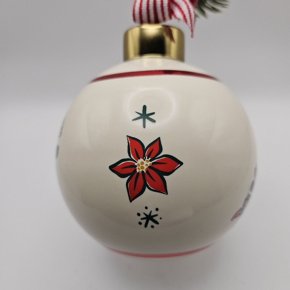 Disney Mickey & Minnie Mouse Santa's Little Helpers Ceramic Holiday Ornament - Picture 6 of 8